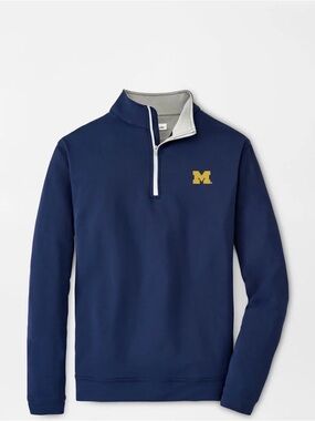 Peter Millar Michigan Perth Performance Quarter-Zip Size XL